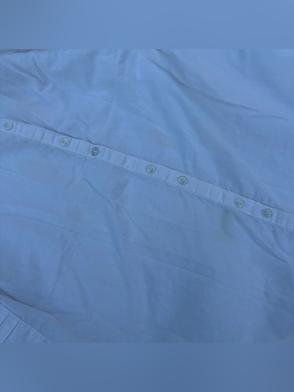SOLD Vintage Lewis Frimel Sleepwear White Cotton Midi Maxi Dress Cottagecore - Picture 7 of 8